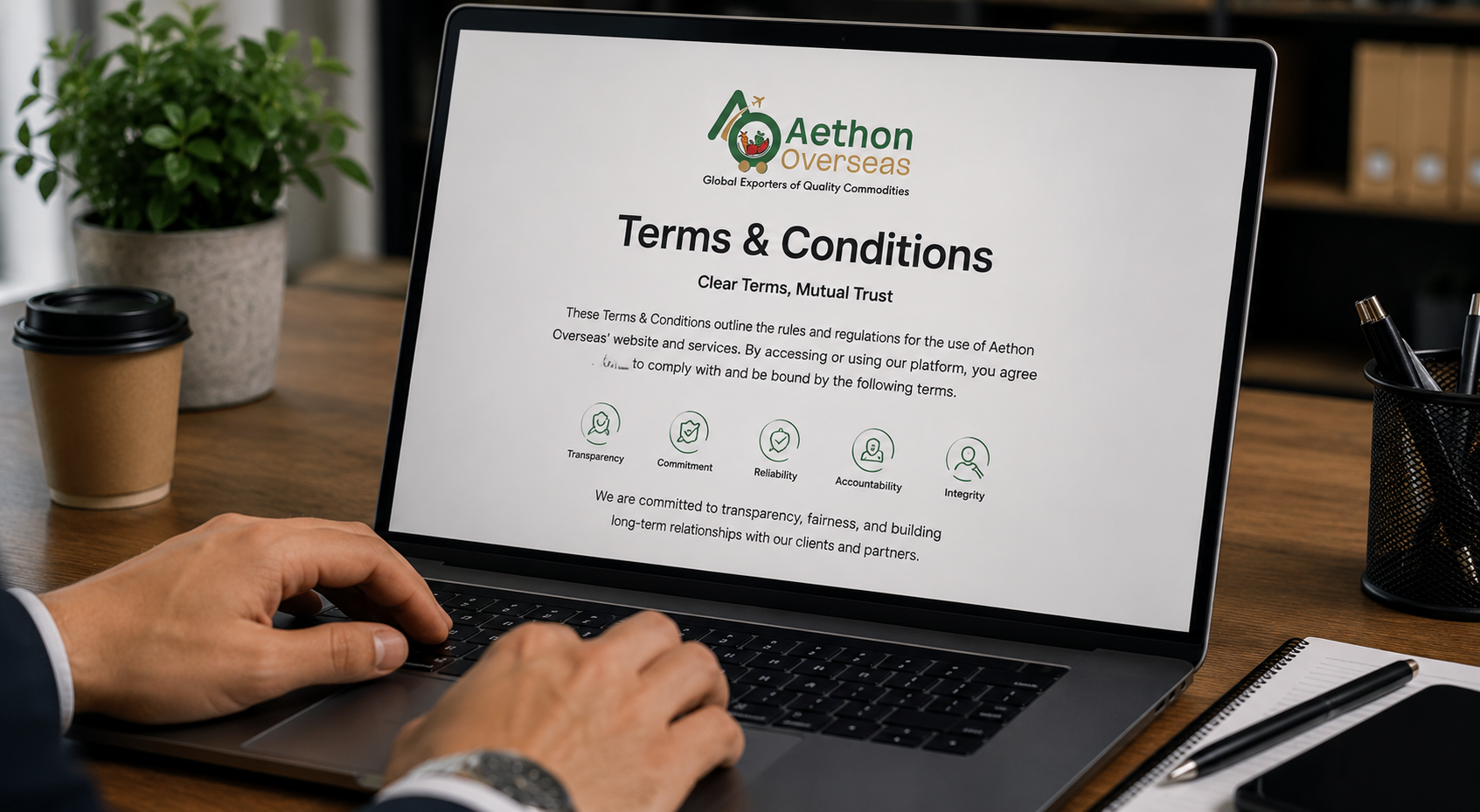 Aethon Overseas Terms of Use